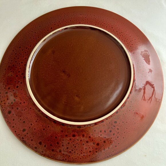 Red Christmas Holly Berry Platter - Picture 3 of 5